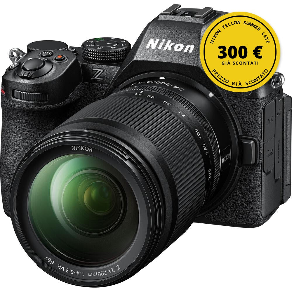 Nikon Z5 II + NIKKOR Z 24-200mm f/4-6.3 VR + SDXC 128GB — Nikon Yellow Summer Late