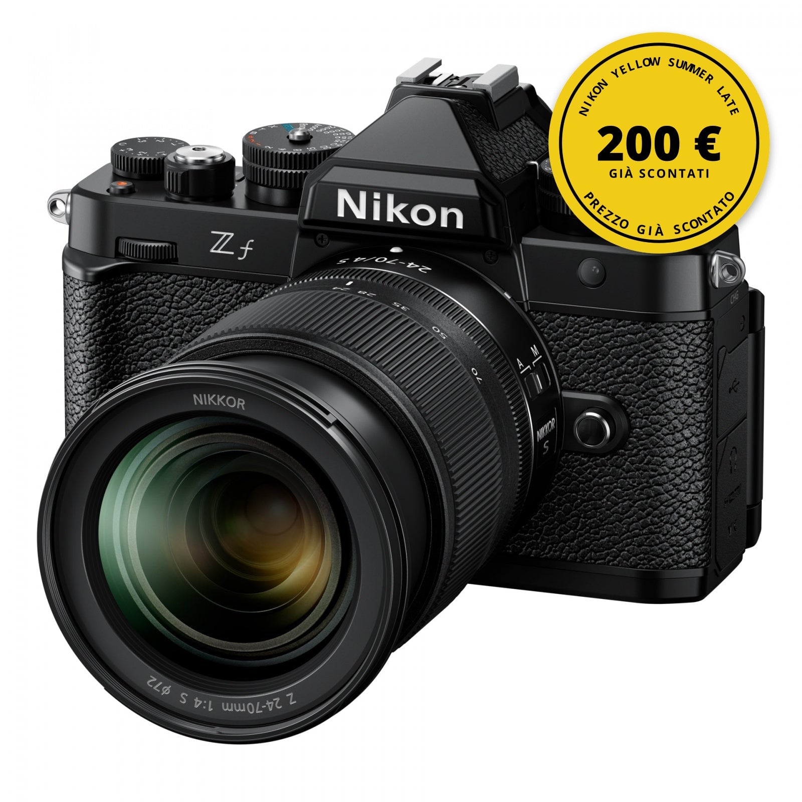 Nikon Z f kit Nikkor Z 24-70mm f/4 S — Nikon Yellow Summer Late