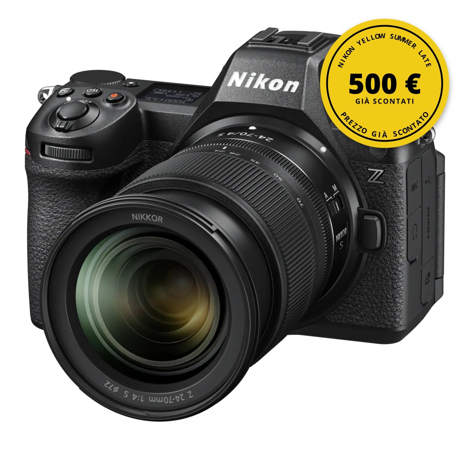 Nikon Z6 III kit Z 24-70 f/4 S — Nikon Yellow Summer Late