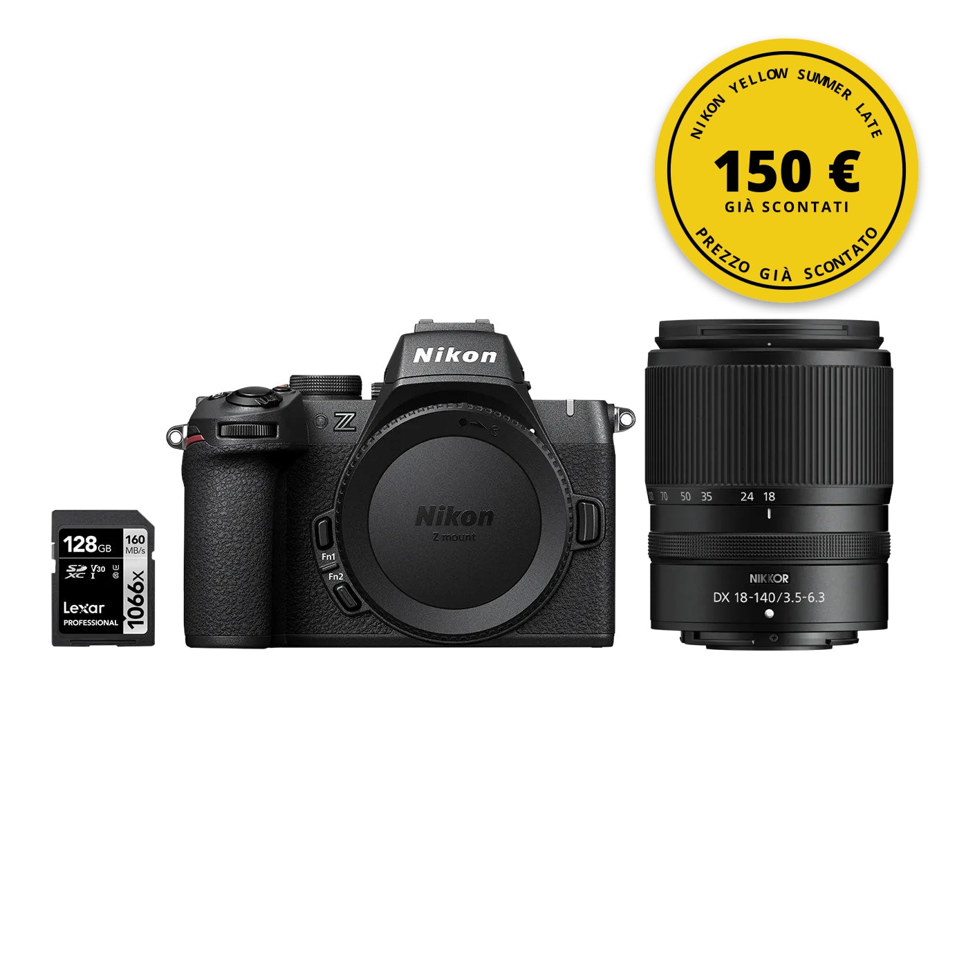 Nikon Z50 II kit Nikkor Z DX 18-140mm f/3.5-6.3 VR — Nikon Yellow Summer Late