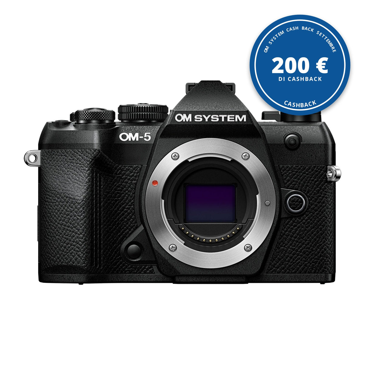 OM System OM-5 Mark II body Black — OM System Cash Back settembre