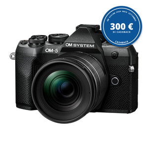 OM System OM-5 Mark II kit M.Zuiko ED 12-45mm f/4 Pro Black — OM System Cash Back settembre