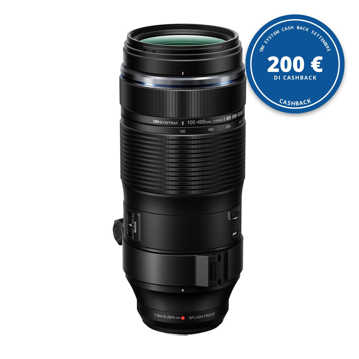 OM System M.Zuiko ED 100-400mm f/5-6.3 IS II — OM System Cash Back settembre