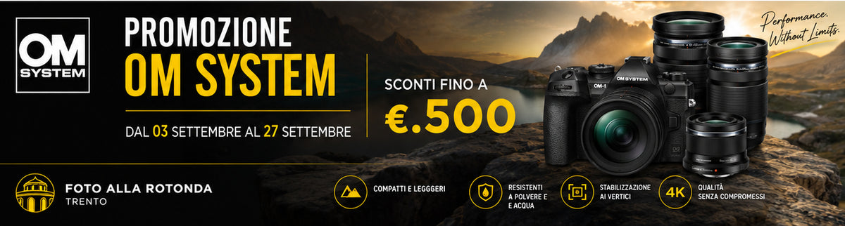 OM System Cash Back settembre