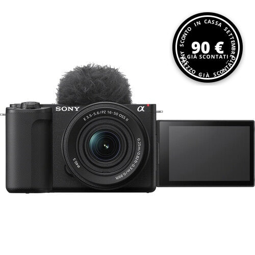 SONY ZV-E10 II+16-50 BLACK — Sony Sconto in cassa Settembre 2026