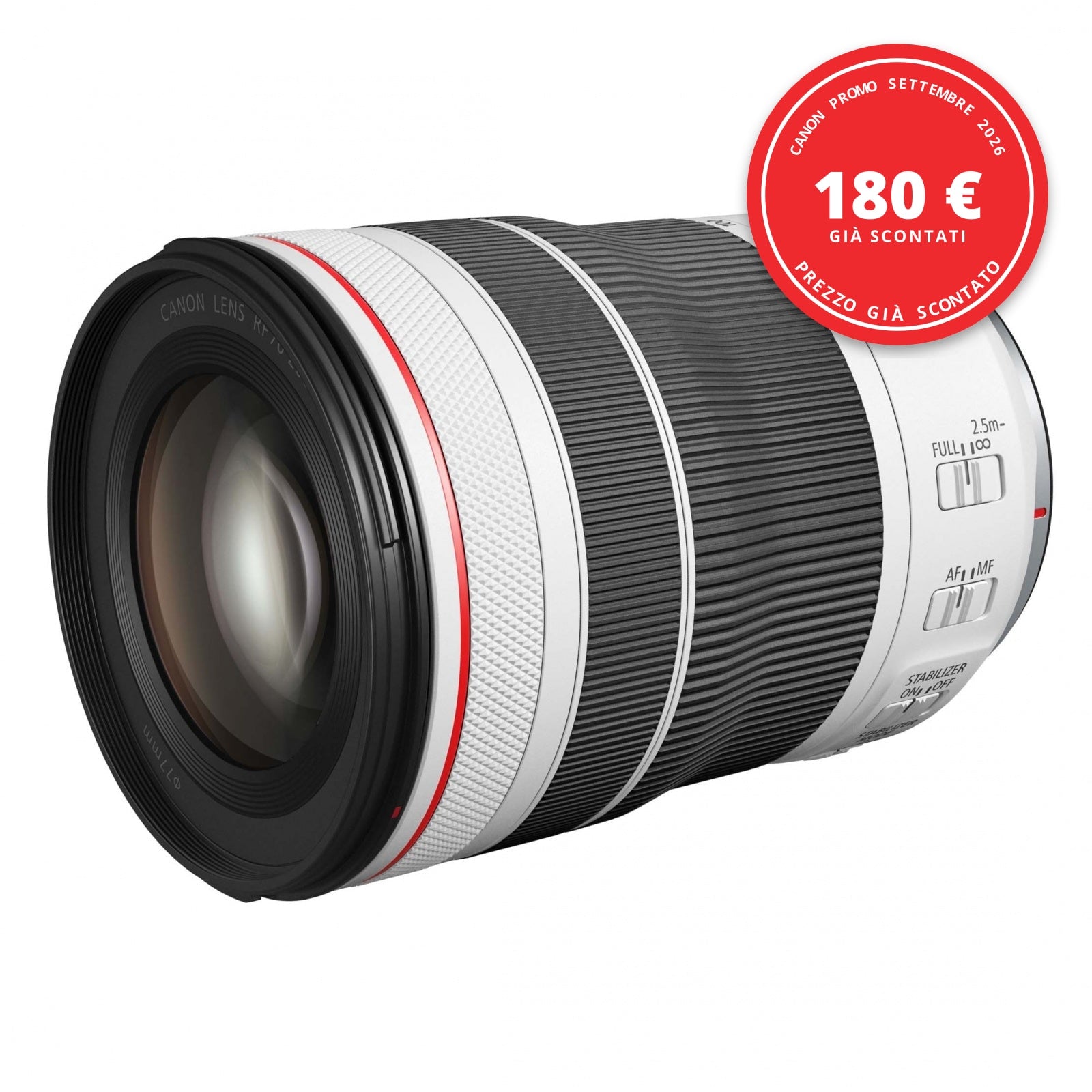 Canon RF 70-200mm f/4 L IS USM — Canon Promo Settembre 2026