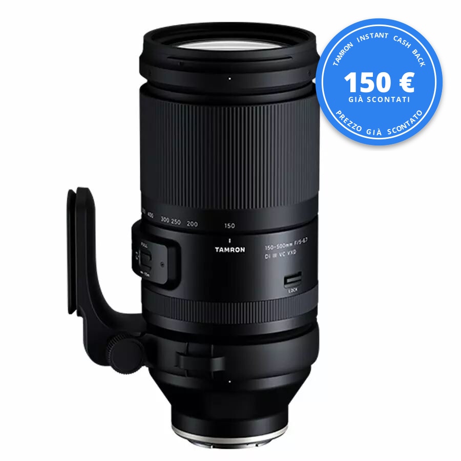 Tamron 150-500mm F/5-6.7 Di III VC VXD per Nikon Z — Tamron Instant Cash Back