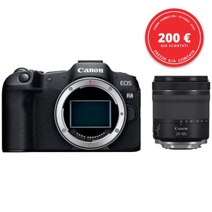 Canon EOS R8 + RF 24-105mm F4-7.1 IS STM — Canon promozioni ottobre 2026