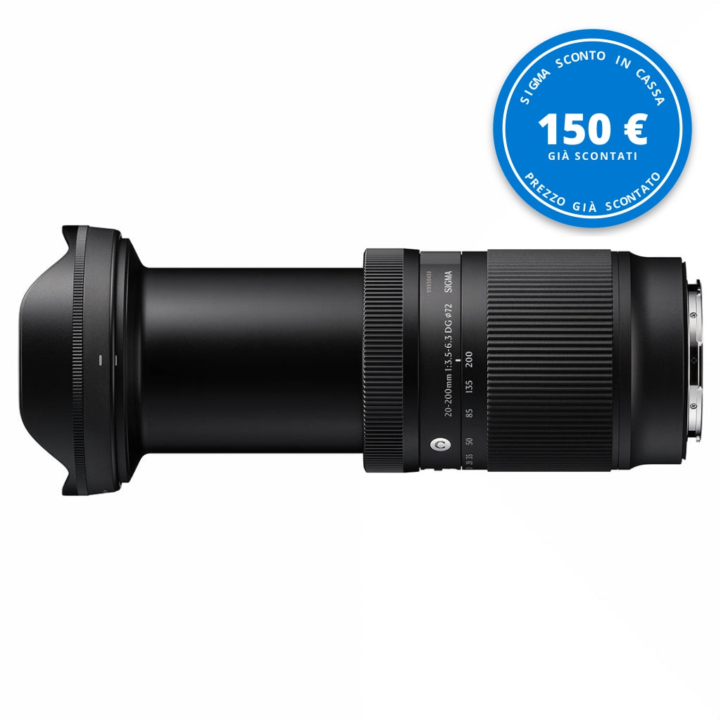 Sigma 20-200mm F3.5-6.3 DG Contemporary Sony E-mount — Sigma Sconto in Cassa
