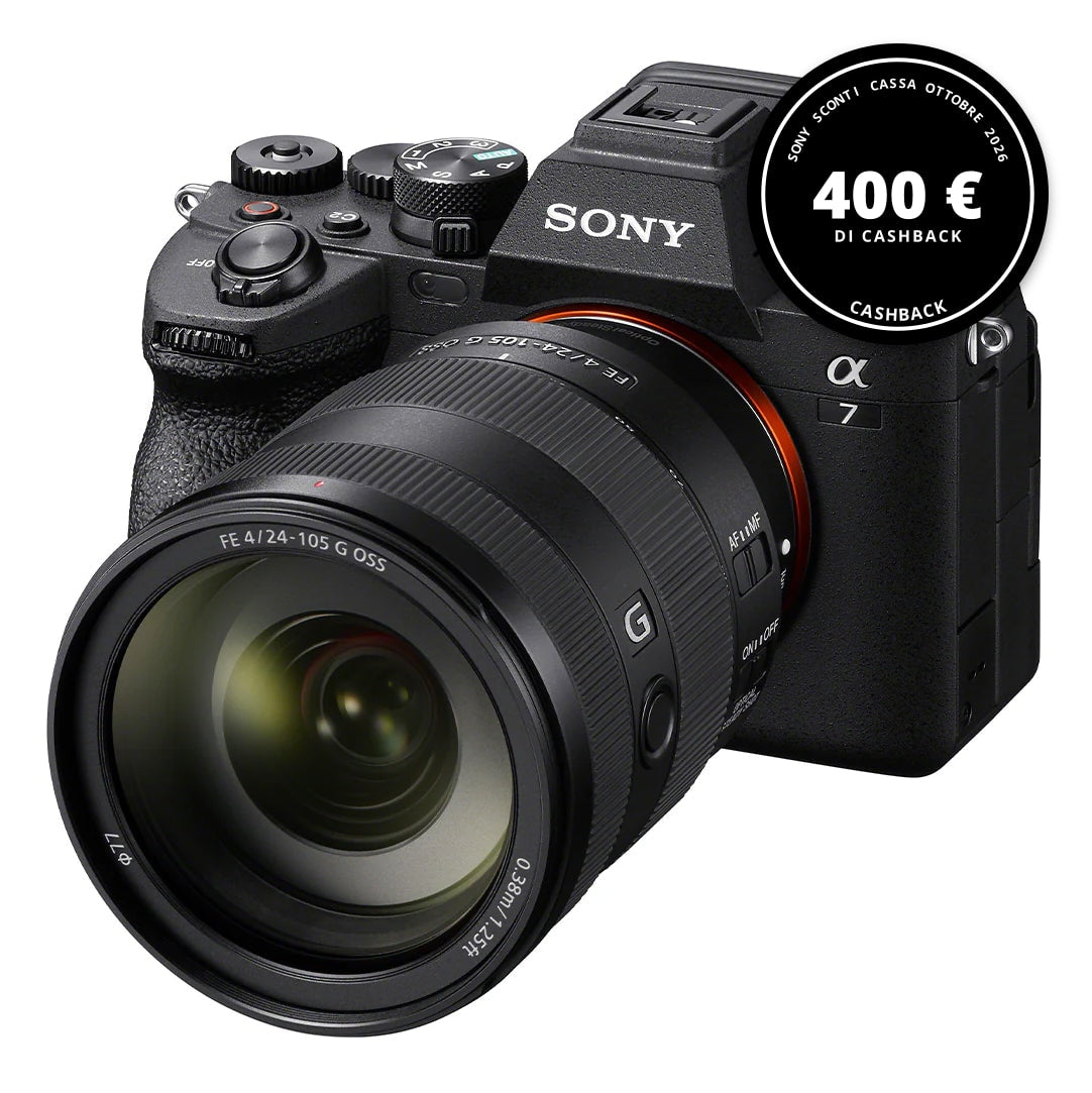 Sony A7M4 kit FE 24-105mm G OSS — Sony Sconti cassa Ottobre 2026