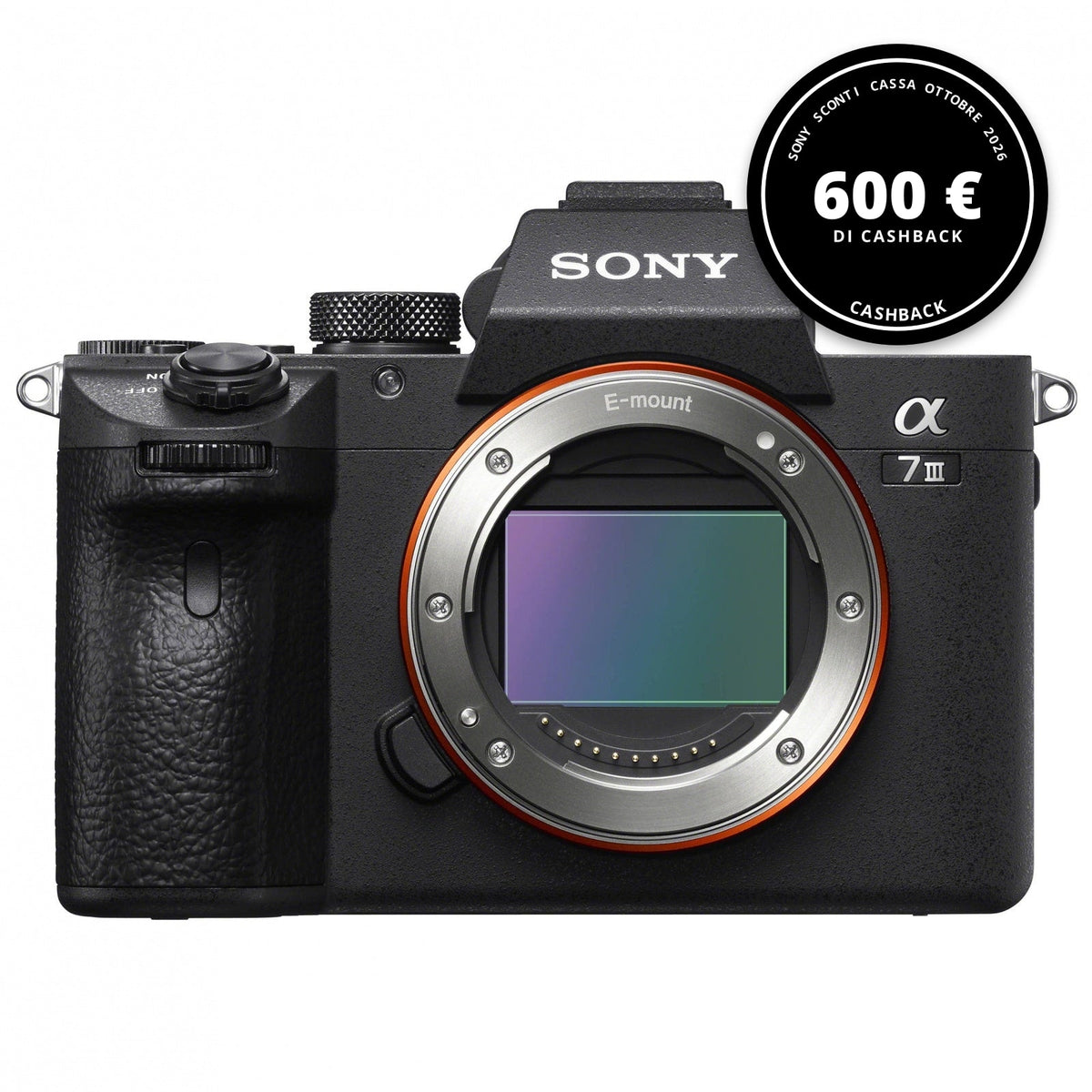 Sony A7 III body — Sony Sconti cassa Ottobre 2026