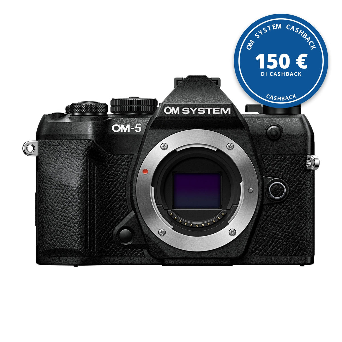 OM System OM-5 Mark II body Black — OM SYSTEM CASHBACK