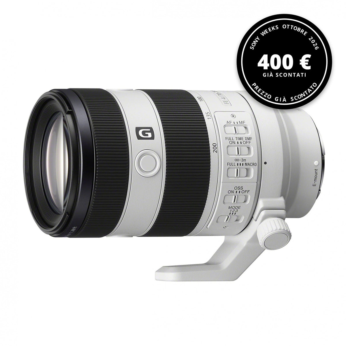 Sony FE 70-200mm f/4 Macro G OSS II — Sony Weeks ottobre 2026