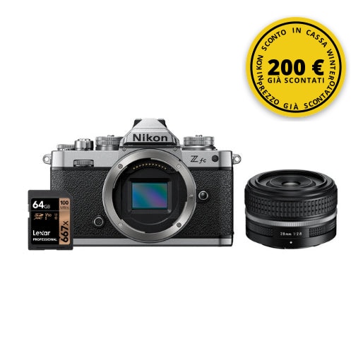 Nikon Z fc kit Nikkor Z 28mm f/2.8 SE — Nikon Sconto in cassa Winter